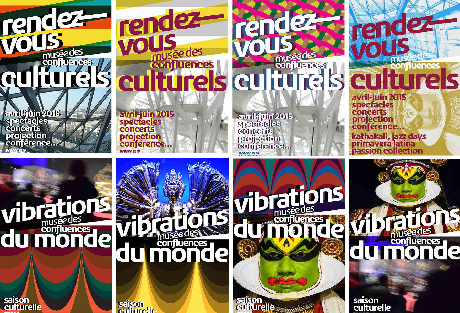 Collection of cultural posters.